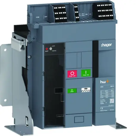 Disjoncteur Ouvert HW1 66kA 800A 3P Fixe pour TU sentinel Energy - HAGER HW1E308FE