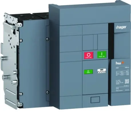Interrupteur Ouvert HW1 1600A 4P Débrochable - HAGER HW1W416DS
