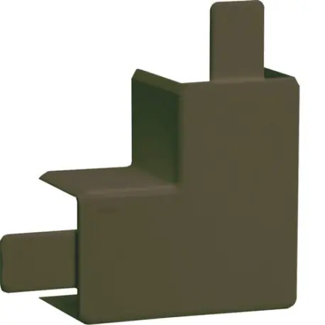 Angle plat lifea pour LF20035/36 RAL 8014 marron - HAGER LFF2003558014