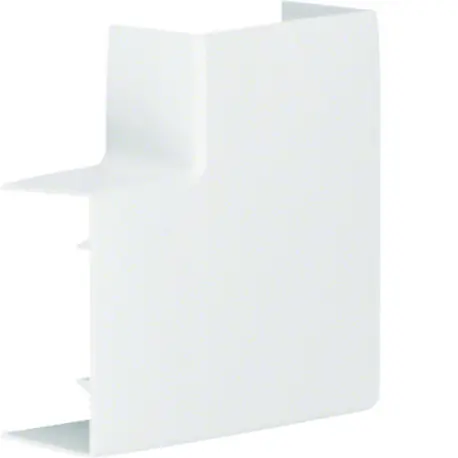 Angle plat variable lifea pour LF/LFF30060 h 57mm x p 30mm RAL 9016 Pure - HAGER LFF3006059016