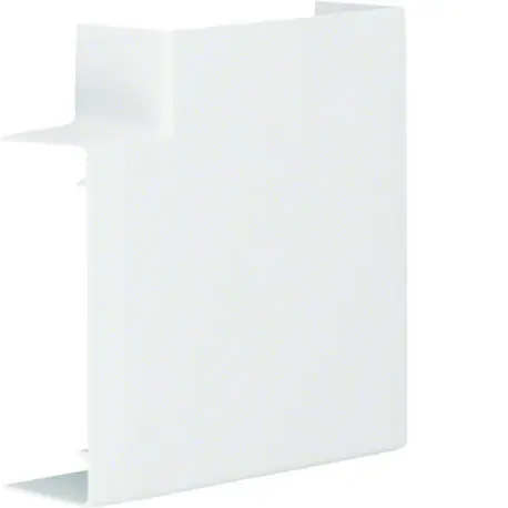 Angle plat variable lifea pour LF/LFF40110 h110mm x p40mm RAL 9016 Pure - HAGER LFF4011059016