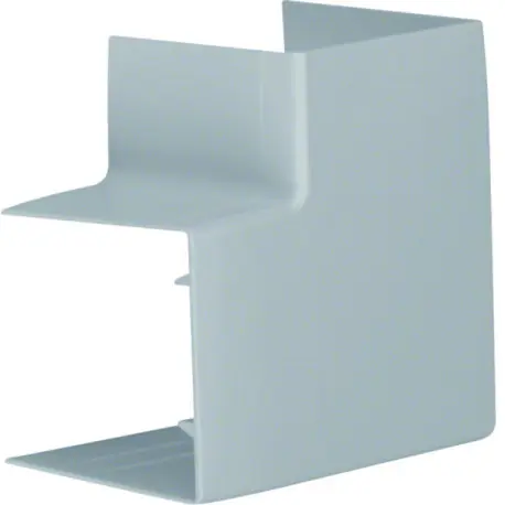 Angle plat variable lifea pour LF/LFF60060 h 60mm x p 60mm RAL 7030 gris - HAGER LFF6006057030