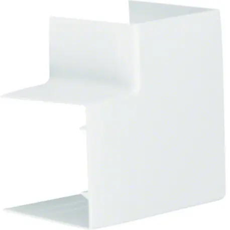 Angle plat variable lifea pour LF/LFF60060 h 60mm x p 60mm RAL 9016 Pure - HAGER LFF6006059016