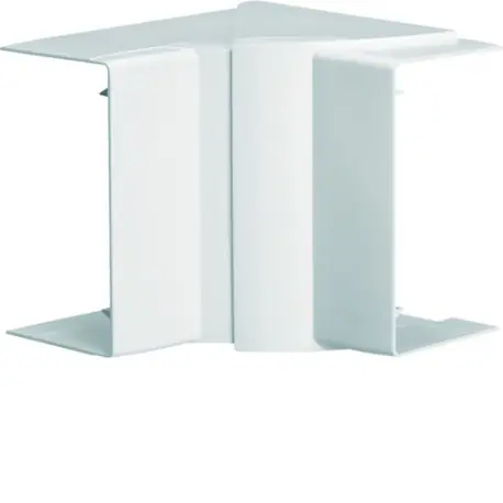 Angle intérieur variable pour LF/LFF60090 h 90mm x p 60mm RAL 9016 Pure - HAGER LFF6009049016