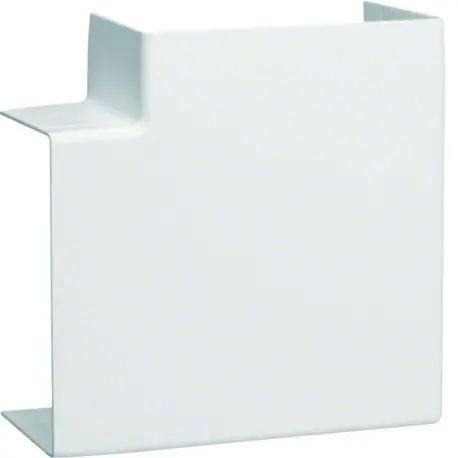 Angle plat variable lifea pour LF/LFF60110 h110mm x p60mm RAL 9016 Pure - HAGER LFF6011059016