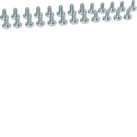 Vis,quadro system,seul-autotaraudeuse,pour coffret métallique,M6x10mm,25pièces - HAGER UC856E