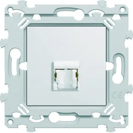 RJ45 essensya CAT.5e FTP simple Pure - HAGER WE222