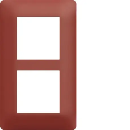 Plaque 2 postes essensya E57 Sierra - HAGER WE566