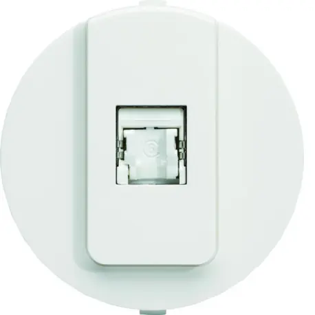 ateha prise RJ45 catégorie 6 FTP pour Grade 2 associable - HAGER WJA223B