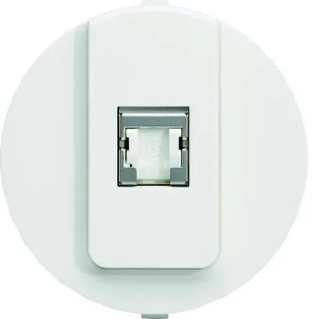 ateha prise RJ45 cat6 STP pour Grade 2 TV associable - HAGER WJA230B