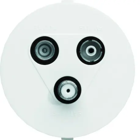 ateha Prise TV + FM + SAT 1 câble associable - HAGER WJA256B