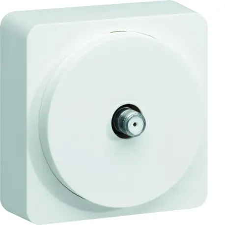ateha Prise TV type F complet - HAGER WJC259B