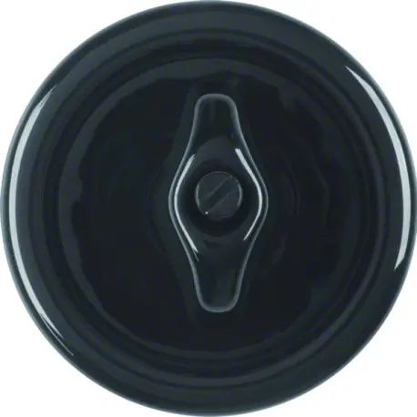 1930 Enjo+manette rotativ noir Porcelaine by Rosenthal - HAGER WMV785N