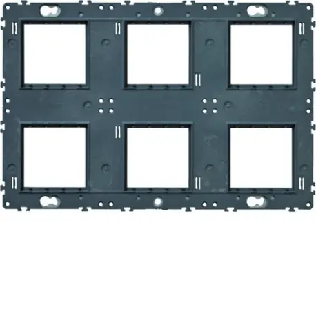 Support gallery 2x3x2 modules entraxe 71 pour mécanismes gallery - HAGER WXA467