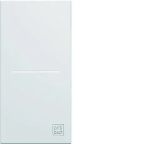 Enjoliveur inter ou BP voyant 1M gallery antibacterien - HAGER WXD011H