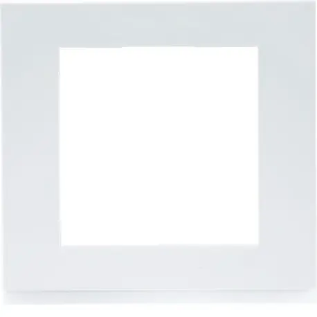 Plaque gallery plastique pour thermostat KNX WKT510 et WKT511 gallery pure - HAGER WXP0009