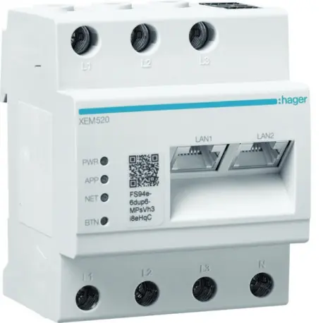 Witty accessoire Gestionnaire pour 20 points de charge connectable opérateur - HAGER XEM520