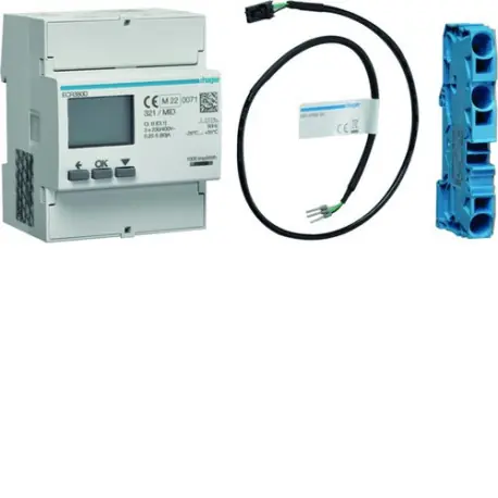 Witty accessoire Kit comptage MID pour XEV1R triphasé, livré avec connecteurs - HAGER XEVA433