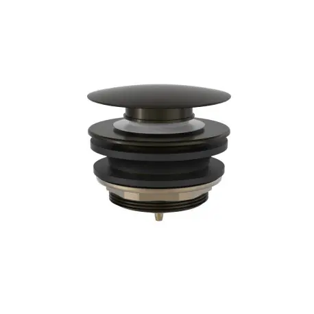 Bonde de vidage clic-clac pour baignoire 70 mm Noir bronze - TRES 13474010KMB