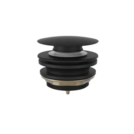 Bonde de vidage clic-clac pour baignoire 70 mm Noir mat - TRES 13474010NM