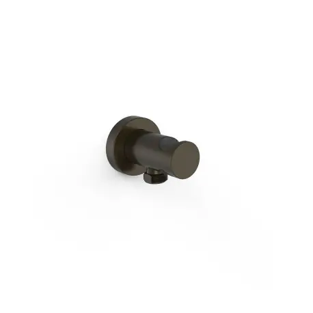 Support fixe avec arrivée d’eau pour douchette Noir bronze - TRES 26118221KMB