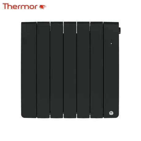 Radiateur chaleur douce BILBAO 4 connecté Horizontal 1250W Gris Ardoise - THERMOR 493829