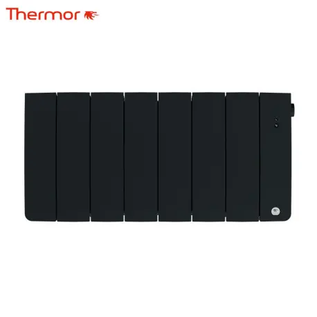 Radiateur chaleur douce BILBAO 4 connecté Bas 700W Gris Anthracite - THERMOR 494841