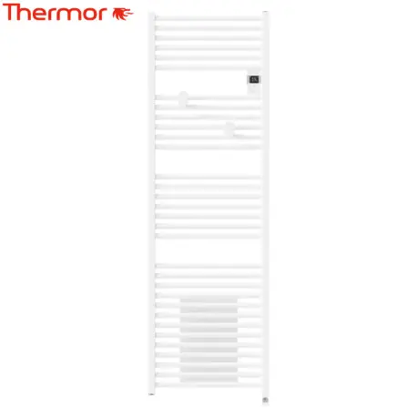 Sèche-serviettes électrique 1750W (1000W+750W) RIVA 5 soufflant Blanc brillant - THERMOR