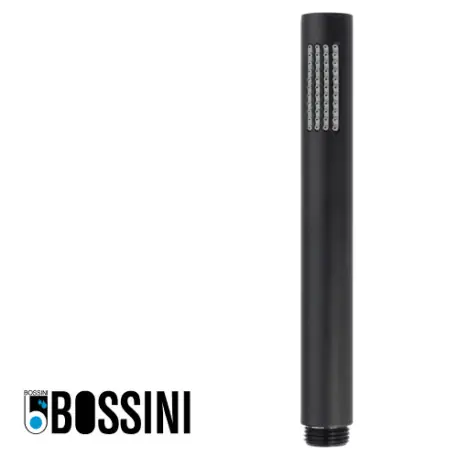 Douchette laiton jet de pluie slim rain noir mat BLACK & WHITE - BOSSINI B00253073