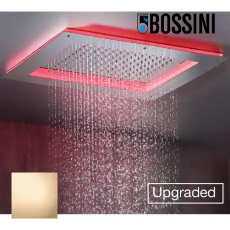 Cadre rétrofit à LED chromothérapie or pour plafonds de douche - Bossini HI0001021