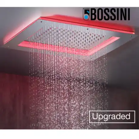Cadre rétrofit à LED chromothérapie chromé pour plafonds de douche - Bossini HI0001030