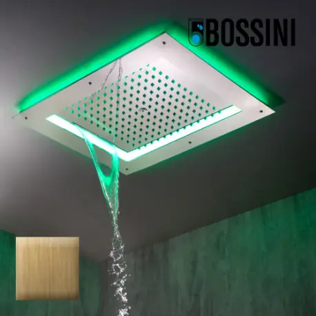 Cadre rétrofit à LED chromothérapie bronze pour plafonds de douche - Bossini HI0930022