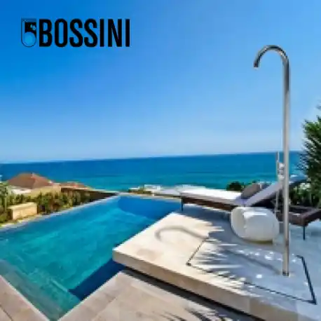 Colonne de douche extérieure à 2 mitigeur chromé Pool - Bossini L00359030