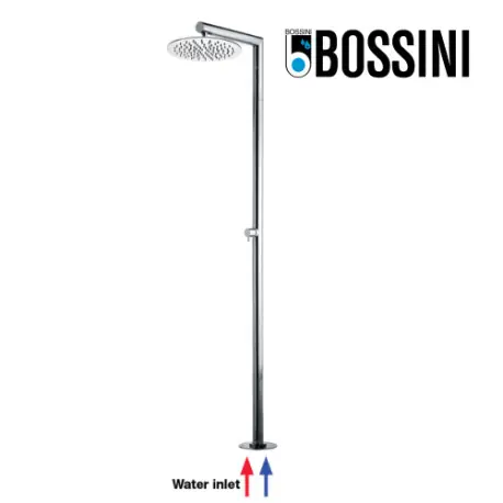 Colonne de douche extérieure à mitigeur progressif chromé Nek - Bossini L00386030