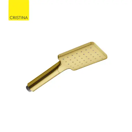 Douchette carrée Quadri Or Brossé - CRISTINA ONDYNA PD18596P