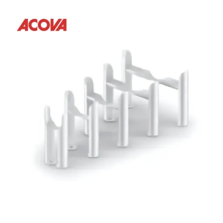 Pied de soutien 4 colonnes Vuelta blanc - Acova 722401