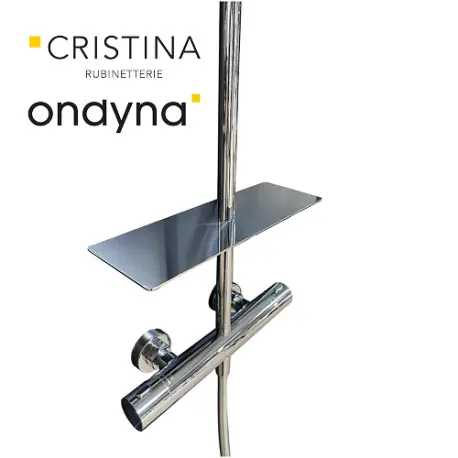 Porte savon pour colonnes cristina chrome - CRISTINA ONDYNA AB00351