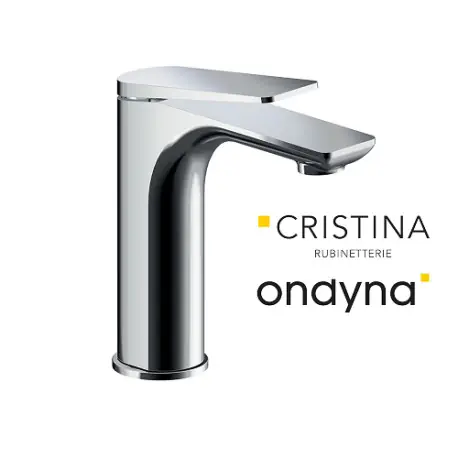 Mitigeur lavabo regular blade avec vidage up&down chromé - CRISTINA ONDYNA BA22051