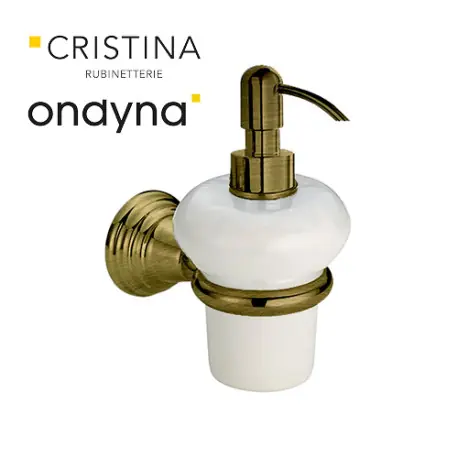 Porte savon liquide museo vieux bronze - CRISTINA ONDYNA CA12893