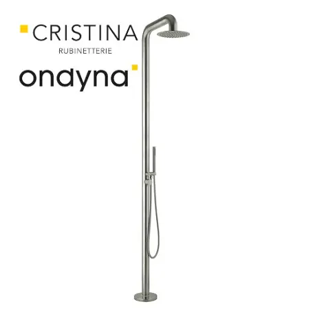 Colonne de douche piscine inox - CRISTINA ONDYNA CLAI105128