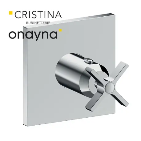 Façade externe cross road chrome - CRISTINA ONDYNA CR70051