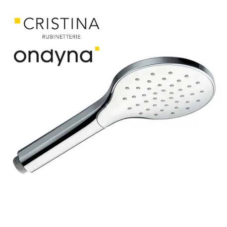 Douchette monojet ronde chrome - CRISTINA ONDYNA PD18451