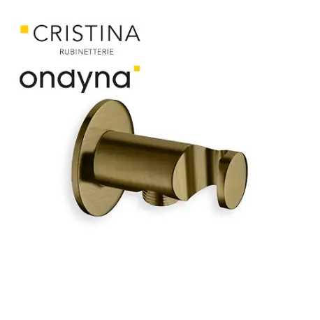 Applique prise d‘eau ronde vieux bronze - CRISTINA ONDYNA PD44693
