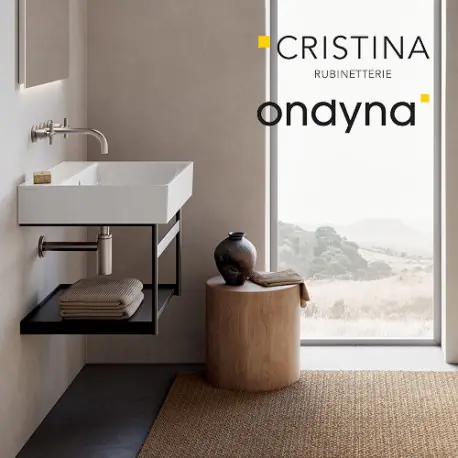 Vasque lavabo céramique premium 50 blanc brillant - CRISTINA ONDYNA PR504701