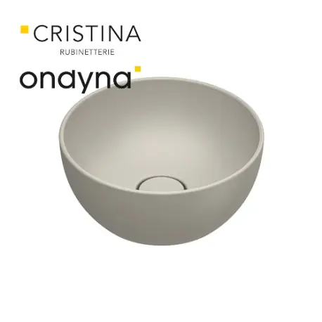 Vasque a poser tonalita diam 32 Sable - CRISTINA ONDYNA SF32SA