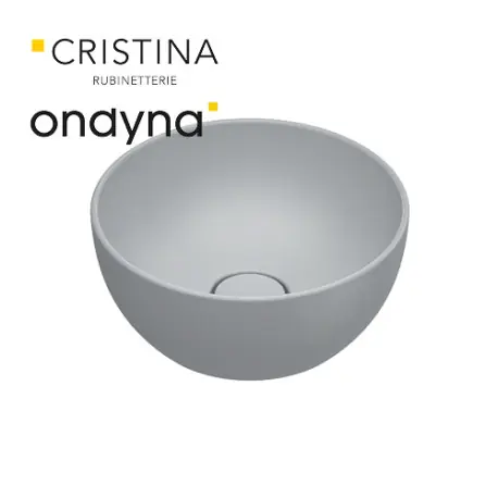 Vasque a poser tonalita diam 42*16 Ciment - CRISTINA ONDYNA SF4223