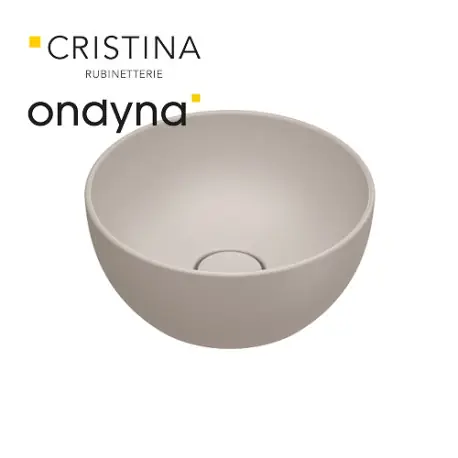 Vasque a poser tonalita diam 42*16 Soie - CRISTINA ONDYNA SF4231