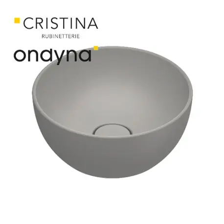 Vasque a poser tonalita diam 42*16 Taupe - CRISTINA ONDYNA SF4232