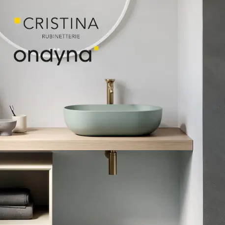 Vasque a poser tonalita50x35 acqua - CRISTINA ONDYNA SF503528