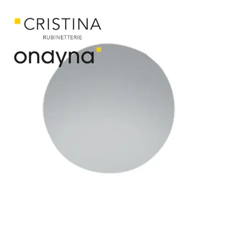 Bonde en ceramique pour vasque tonalita Ciment - CRISTINA ONDYNA SFPI32CE